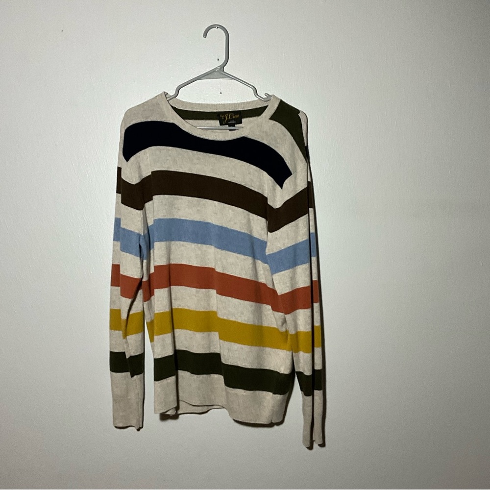 J. Crew Cashmere Sweater in Stripe